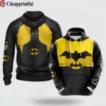 Batman Silhouette Black Yellow 3D Hoodie 1 cheap