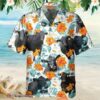 Black Angus Bright Hibiscus Flowers Hawaiian Shirt Gift Holiday 2 2