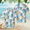 Bluey Dog Tropical Pattern Hawaiian Shirt 2 2