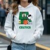 Boston Celtics Basketball Snoopy Shirt 4 hoodie