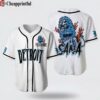 Custom Detroit Sana Football Baseball Jersey 1 cheap