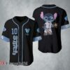 Custom Disney Stitch Blue Black Baseball Jersey 2 2