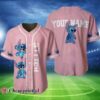 Custom Name Cute Stitch Baseball Jersey 11 1