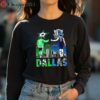 Dallas Stars Jason Robertson And Dallas Mavericks Nikola Jokic Dallas Skyline Signatures Shirt 4 long sleeve shirt