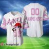 Disney Angel Stitch Girlfriend White Pink Custom Name Jersey 11 1