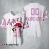 Disney Angel Stitch Girlfriend White Pink Custom Name Jersey 2 2