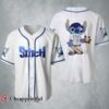 Disney Stitch Blue White Baseball Jersey 2 2