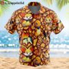 Fire Type Starters Pokemon Button Up Hawaiian Shirt 2 2