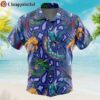 Flying Type Pokemon Button Up Hawaiian Shirt 1 1