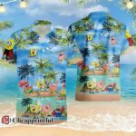 Funny Spongebob Squarepants Aloha Hawaiian Shirt 1 1