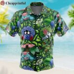 Grass Type Pokemon Pokemon Hawaiian Shirt 1 1