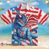 Happy Independence Day Flag Dinosaur Hawaiian Shirt 1 1