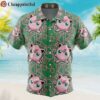 Jigglypuff Pokemon Button Up Hawaiian Shirt 1 1