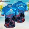 LA Dodgers Vacation Paradise Aloha Shirt 1 1