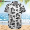 Las Vegas Raiders Palm Tree Tropical Summer Hawaiian Shirt 2 2