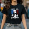 Lets Go Brandon Trump Middle Finger Flag Shirt 2 Shirt