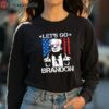 Lets Go Brandon Trump Middle Finger Flag Shirt 4 long sleeve shirt