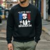 Lets Go Brandon Trump Middle Finger Flag Shirt 5 sweatshirt