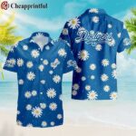 Los Angeles Dodgers Daisy Flower Hawaiian Shirt Gift Summer 1 1