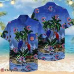 MLB Chicago Cubs Parrots Couple Hawaiian Shirt 1 1