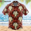 Meowth Pokemon Button Up Hawaiian Shirt 2 2