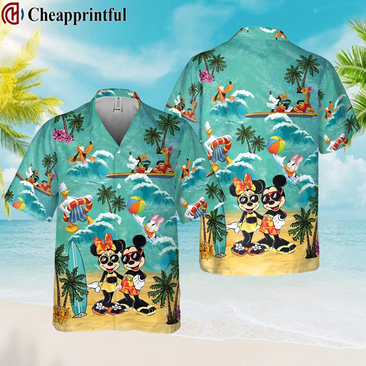 Mickey And Minnie Disney Hawaiian Shirt Disney Magical Hawaii Gift