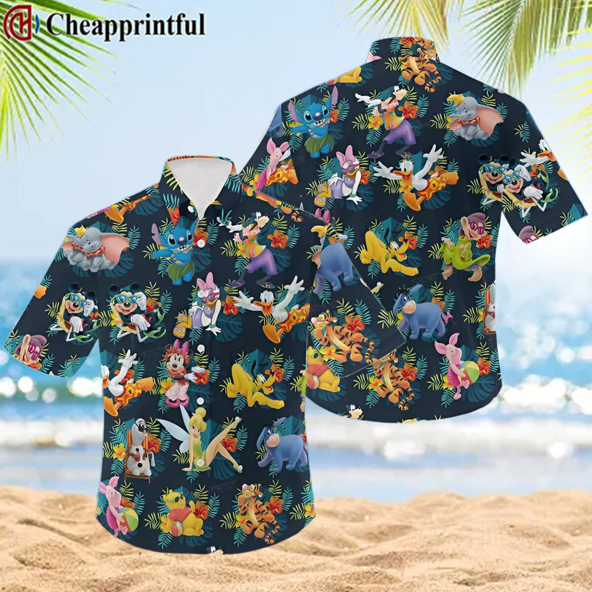 Mickey Mouse Disney Hawaiian Aloha Beach Shirt 1