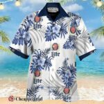 Miller Lite Tropical Flower Hawaiian Shirt 1 1