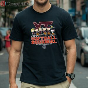 Peanuts Virginia Tech Hokies 2024 NCAA Division I Softball Regional The Road To Oklahoma City Shirt 1 Shirt