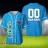 Personalize Stitch Blue White Disney Baseball Jersey 3 3