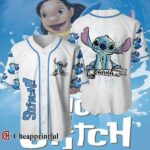 Personalized Stitch Lilo and Stitch Baseball Jersey 1 1