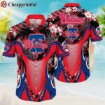 Philadelphia Phillies Flower MLB Hawaiian Shirt 1 1