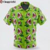 Piranha Plant Super Mario Bros Button Up Hawaiian Shirt 1 cheap