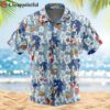 Sonic Pattern Sonic The Hedgehog Button Up Hawaiian Shirt 2 2