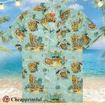 SpongeBob SquarePants Funny Beach Hawaiian Shirt 1 1