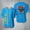 Stitch Blue White Custom Name Disney Baseball Jersey 2 2