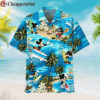 Summer Beach Mickey Surfboard Disney Hawaiian Shirt