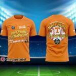 Tennessee Volunteers Champion 2024 NCAA Baseball 3D Shirt 1 1