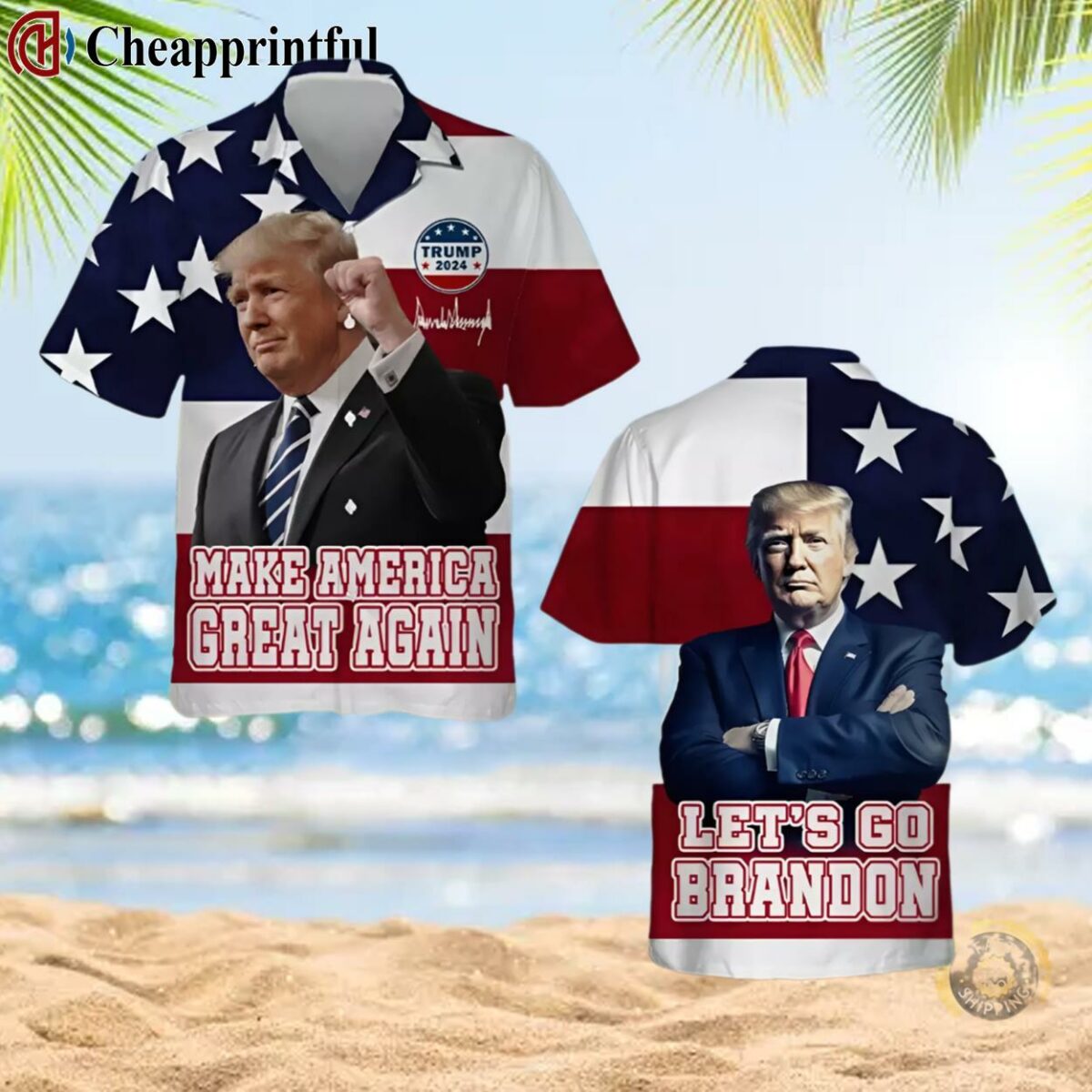 Trump Make America Great Again Independence Hawaiian Shirt 2 2