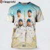 USA Golf The Four For Paris Olympics 3D Shirt 1 cheap