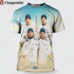 USA Golf The Four For Paris Olympics 3D Shirt 1 cheap