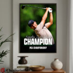 Xander Schauffele Champion PGA Championship Golf 2024 Poster 2