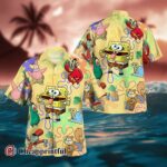 Beach Time with Spongebob Squarepants Hawaiian Shirts For Men 1 1