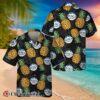 Black Aloha Pineapple Busch Light Hawaiian Shirt 3 3