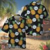 Black Aloha Pineapple Busch Light Hawaiian Shirt 4 4