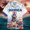 BullDog And American Flag Hawaiian Shirt 1 1