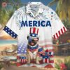 BullDog And American Flag Hawaiian Shirt 4 4