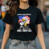 Charlie Brown And Snoopy We Dont Know Them All But We Owe Them All American Flag Shirt 2 Shirt