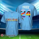 Chicago Cubs Pride Replica Jersey 2024 Giveaway 1 1