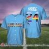 Chicago Cubs Pride Replica Jersey 2024 Giveaway 4 4